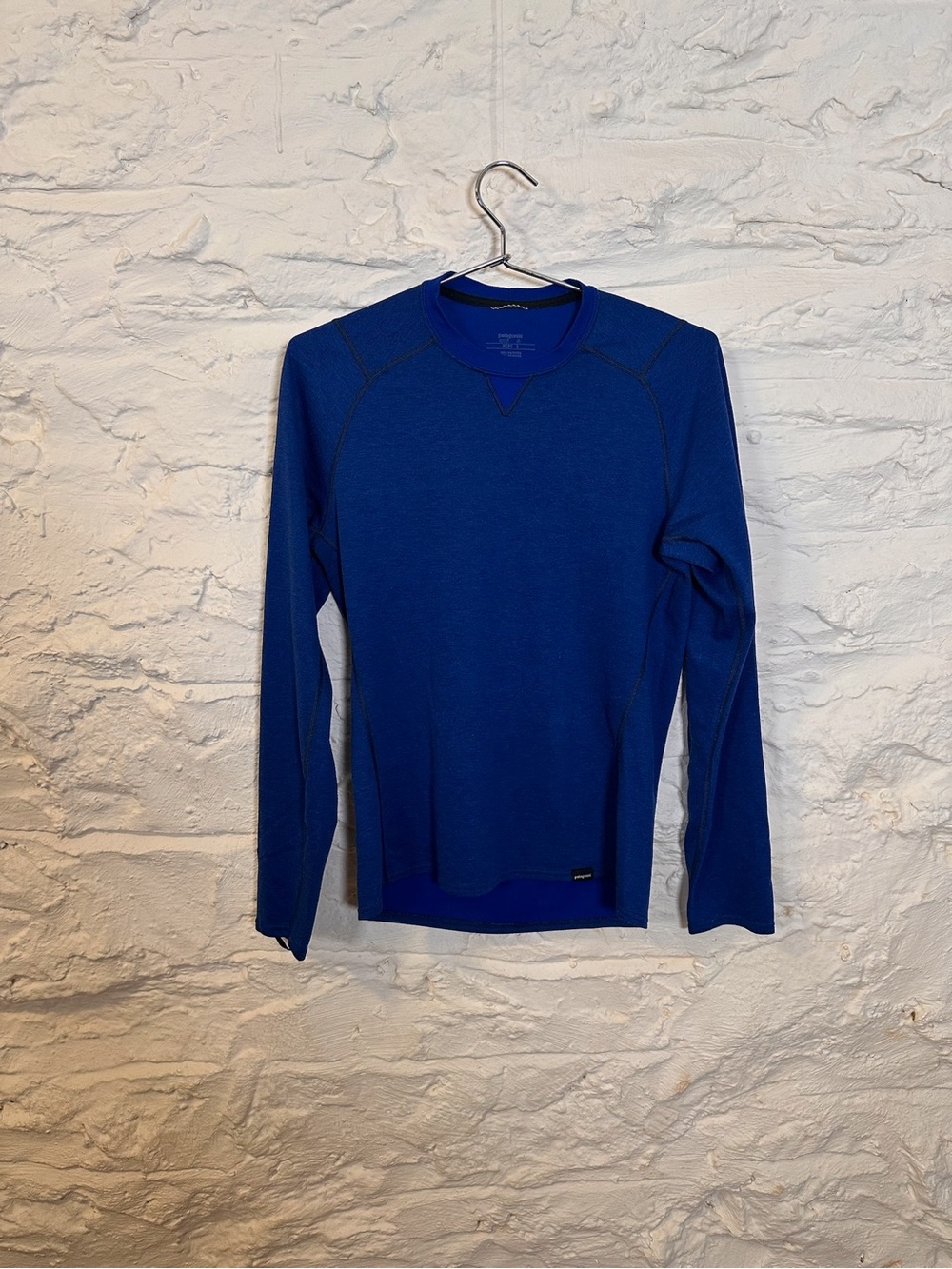 Patagonia Long Sleeve Crew Neck Shirt - Royal Blue